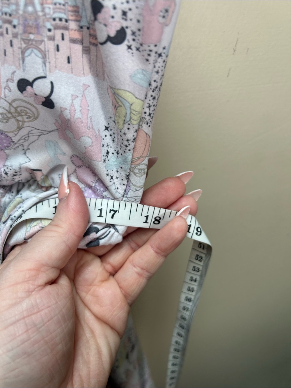 Sleeveless Lavender-Trim Printed Mini Dress - Picture 8 of 10